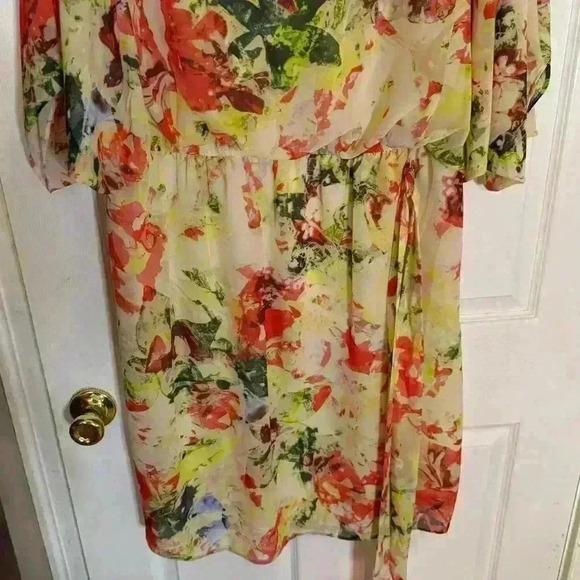 Robbie Bee Floral Dress Size 16 - Picture 2 of 7